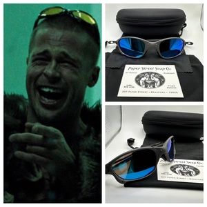 Paperstreetshade Fight Club Tyler Durden NEW Oliver Peoples 523 xmetal Brad Pitt